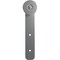Ekena Millwork Economy Straight Strap Silent Roller Hanger w/ Bolts for Barn Door for 1 3/8" to 1 3/4" Doors GB6008RSM - alternate 3